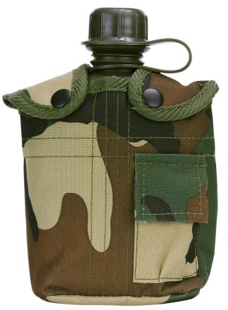 Veldfles PVC met camo hoes