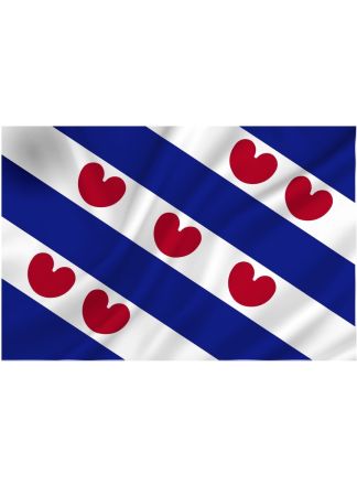 Vlag Friesland 90x150cm. polyester