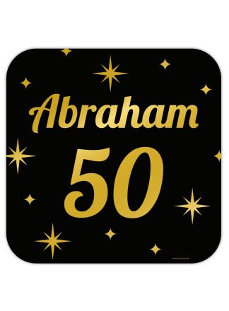 Classy Party-sign ABRAHAM 50 (50x50cm.)