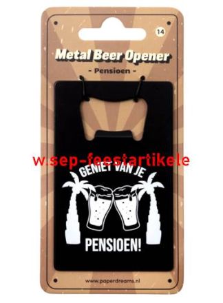 Pensioen Fles opener