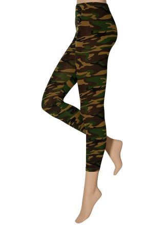 Legging camouflage groen
