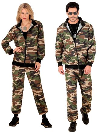 Camouflage trainingspak 2dlg. (Actieprijs!)
