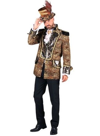 Luxe heren carnavalsjas "Panter"