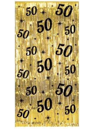 Party Curtain 50 jaar (200x100cm.)