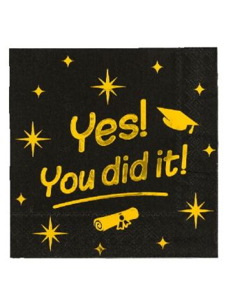 Party Servetten YOU DID IT! 16stuks