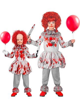Clown IT kinder kostuum 4dlg.