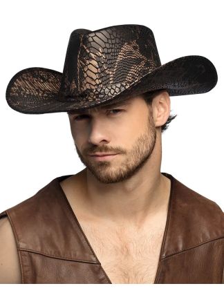 Cowboyhoed Cobra Slangenprint