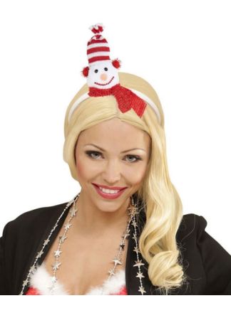 Diadeem met sneeuwpop