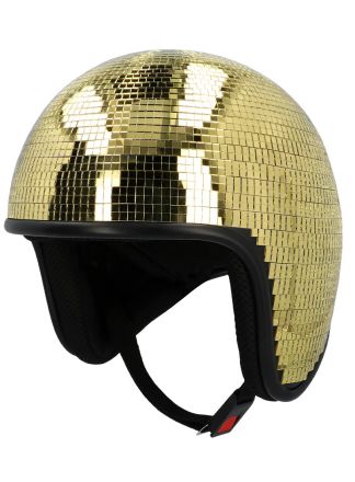 Disco helm goud