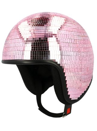 Disco helm pink