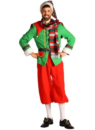 Heren Kerst Elf kostuum 5dlg.