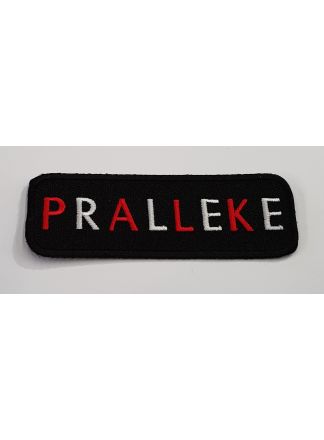 Tullepetaonse embleem Pralleke 9x3cm.