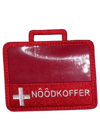 Embleem Noodkoffer..... 9x7,5cm.