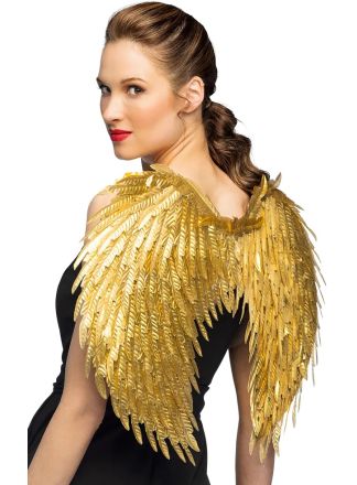 Engelenvleugels Glam goud 50x55cm.