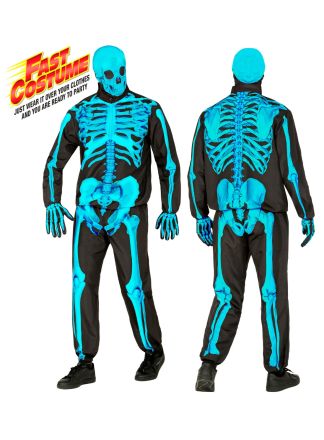 FAST COSTUME 5dlg. Neon Skeleton
