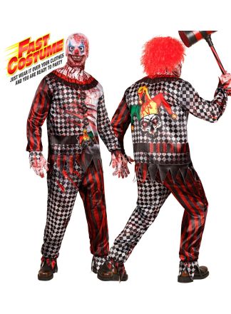 Fast Costume 5dlg. Evil Clown