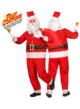 Fast Costume 3dlg. Kerstman (Santa Claus)