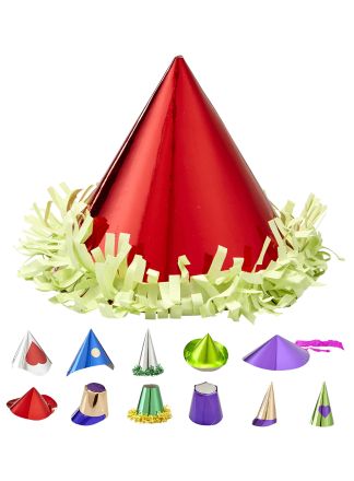 Feestmutsjes assortie 72 stuks (0,60 per stuk)