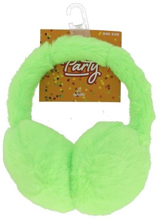 Party Fur earwarmer fluor groen