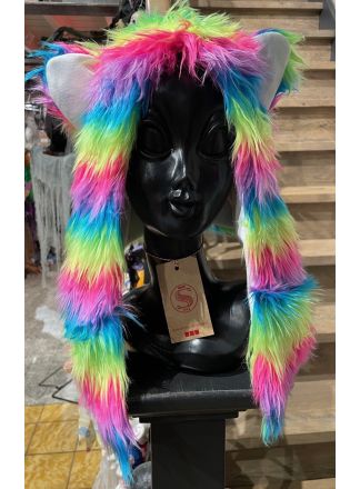 Flurry Muts regenboog kleuren