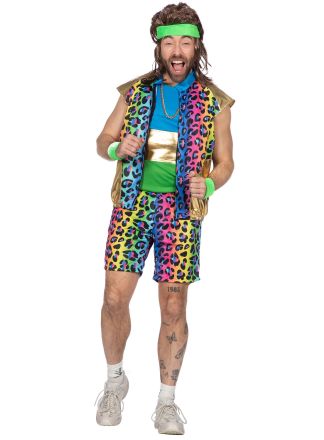 Foute-heren-party-set NEON 3dlg.