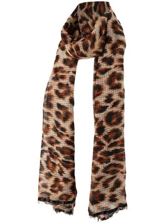 Sjaal panter print 100x200cm.