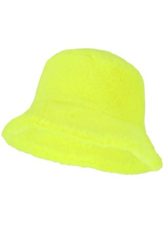 Party Fur Bucket hat fluor geel