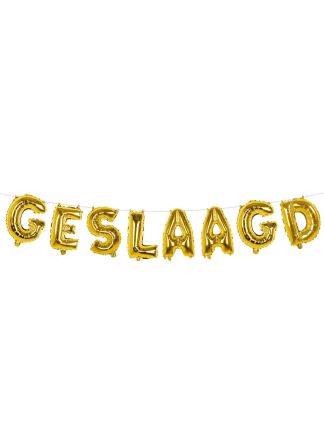 Folieballonslinger Geslaagd (4mtr.)