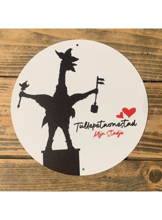 Gevelplaat rond "Mijn stadje"