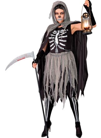 Grim reaper dames outfit 6dlg.