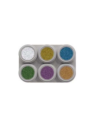 Water makeup metalic palette 6kl.