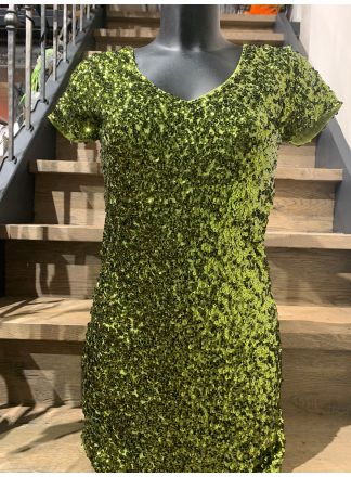 Jurkje groen deluxe 1maat M/L