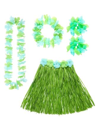 Hawai-set lime groen 5dlg.