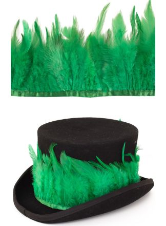 Hanen veren band groen 3mtr.