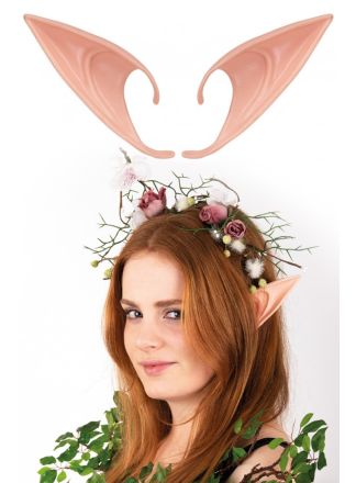 Grote Elfen oren hard plastic 12x4,5cm