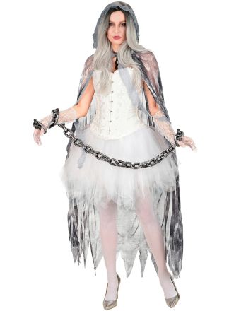 Halloween cape ghostly spirit 145cm.