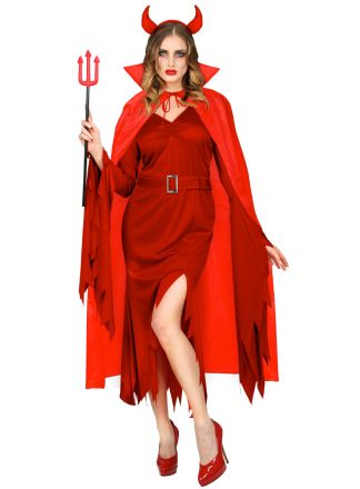 Rode cape met kraag 130cm. Reklame