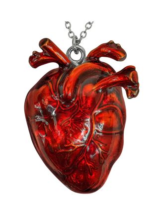 Halloween halsketting hart