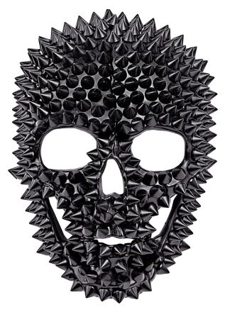 Halloween masker Spiked Skull