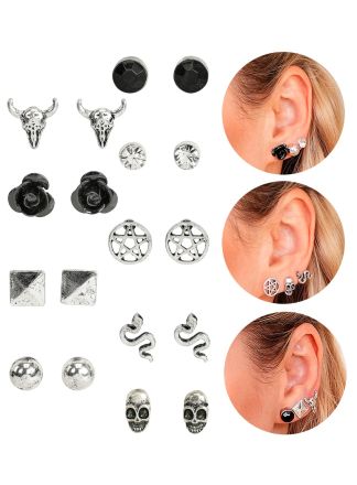 Set Halloween oorbellen (9 soorten)