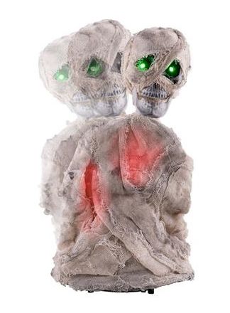 Mummie 36cm. met licht/geluid/beweging