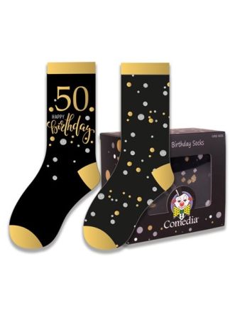Sokken 50 jaar goud (per paar)