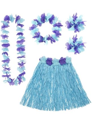Hawai-set blauw 5dlg.