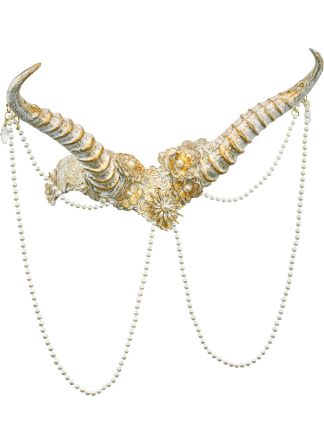 Headpiece horens white