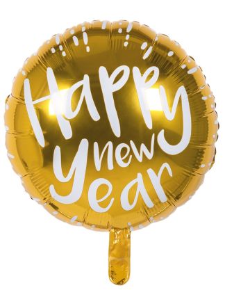 Folieballon Happy NEW YEAR 45cm.