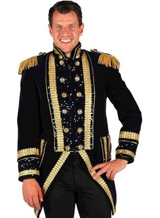 Luxe herenjas "Exellent" blauw