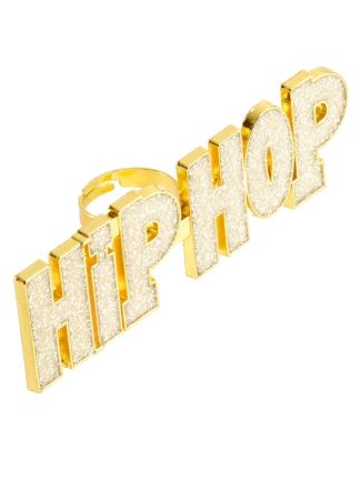 Gouden Hip Hop ring