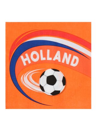 Set 20 papieren servetten "Holland" (33x33cm.)