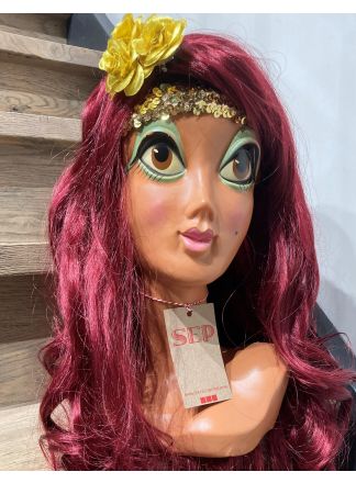 Hoofdband pailletten goud