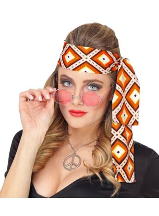 70's hoofdband ruitjes